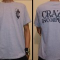 T-Shirt Crazy Inc Logo Misty Grey/Black