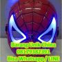 Topeng Nyala Ironman Spiderman Power Ranger LED Unik Grosir Ecer Reseller Dropship Murah Mainan Anak