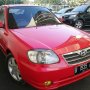 Jual Hyundai Avega 2011 MT Merah Mulus