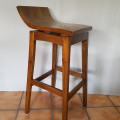 Bar stool retro kayu jati &amp; bisa putar