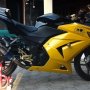 Jual Ninja 250 Kuning / Yellow 2012 Modif Murah ( Solo / Jogja)