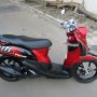 Jual Yamaha Mio Fino Sporty 2012 Hitam & Merah 