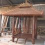 saung bambu - gazebo kayu kelapa - gazebo jati jepara