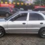 over credit hyundai accent gls 01 silver metic