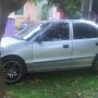 over credit hyundai accent gls 01 silver metic