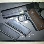 WE BABY 1911 Full metal, GBB 6mm green gas DUAL MAG