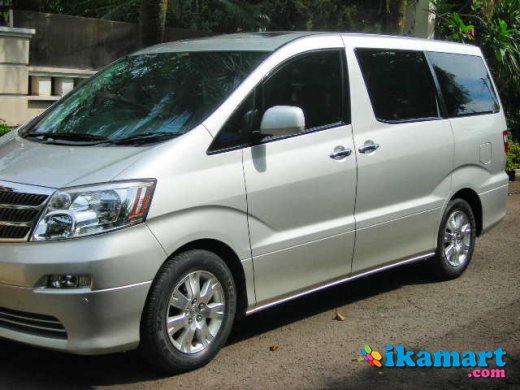 Jual Toyota Alphard 3.0 MZG Double Sunroof Silver Thn 2004