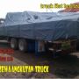 Rental Truck Loss Bak/FlatBed panjang bak 9 meter Jabodetabek 24 jam