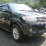 Jual Toyota Fortuner G LUX A/T KM 2012 Hitam