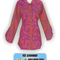 Model Seragam, Blus Batik Wanita, Baju Blus, SMTBM2S7