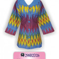 Blus Batik, Model Atasan Batik, Busana Wanita Atasan Batik Wanita, KBRAB1