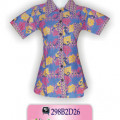 Grosir Batik, Baju Modern, Desain Baju Batik Wanita, KBLP1