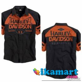 Kemeja Harley  Davidson  Original  Murah Baju  Pria