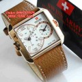 Swiss Army SA1046 Leather Brown Gold