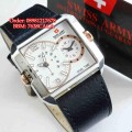 Swiss Army SA1046 Leather Silver Brown Dial Black