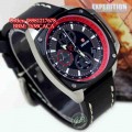 Expedition 6646 Silver Combi Red Black Leather