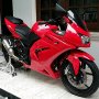 Jual Kawasaki Ninja 250 Red Modif