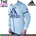 Hoodie Sporty - Adidas Abstract Gray