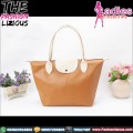 Tas Wanita Fashion - Brown Cream Shoulder Bag