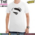 Kaos Superman Logo Karet - White