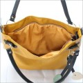 Tas Fashion Wanita - Orange Leather Shoulderbag