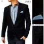 Jas Pria Zara 312 - Black Blue Pocket