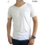 Kaos Pria Zara Pocket - White