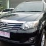 TOYOTA GRAND FORTUNER 2.7 G.LUX AT HITAM 2012