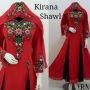 Kirana Shawl Red