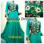 Katrina Dress (mawar) turquise