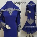 Gamis Majidah Elektrik Blue