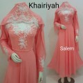 Gamis Khairiyah + shawl Salem