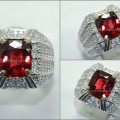 Sparkling Hot Rhodolite Garnet Kristal Bling-Bling + M. Big - RGR 013