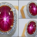 TOP Exclusive Pigeon Blood RUBY Star - RBS 145