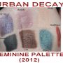 URBAN DECAY - FEMININE PALETTE 2012: 