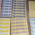 Sticker Nama Mini / Label Nama / Cutting Sticker (Ica)