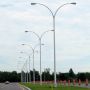 lampu penerang jalan umum , CT PJU 2X80W , murah dan bergransi lagi , high power LED.