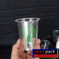 Sablon/Cetak Logo Gelas Thai Tea (GELAS CUP PLASTIK OVAL PP)12oz 8grm