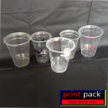 Dijual Cup Plastik Sablon 2 Sisi 1 Warna Bsm (Lebih Tebal) Antar Gojek