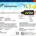 digital thermometer ThermoProbe TL1-A,pengukur suhu termometer
