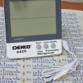dekko 642 N Thermohygrometer digital,alat ukur suhu kelembapan udara