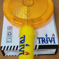 Lampu kerucut darurat T,strobe traffic cone solar warning light yellow