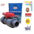 pvc true union ball valve socket soc sch80 1/2 inch epdm, cek kran