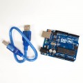 Arduino Uno R3 + kabel USB lengkap
