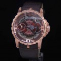 Roger Dubuis 8808 Rosegold Brown Leather Automatic