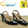 Sepatu Fashion Wanita - Black Latte List Heels