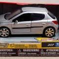 Peugeot 207 Hatchback 5 Doors Uni-Fortune Toys Die Cast Miniature Scale 1/32 Silver