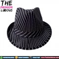 Topi Fedora Simple Casual - Lined