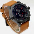 Swiss Army HD171 Black Red Brown Leather