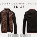 Jaket Leather Comby style 51